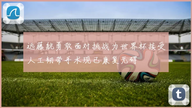 远藤航勇敢面对挑战为世界杯接受人工韧带手术现已康复无碍